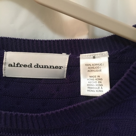 Alfred Dunner Women’s Small Short Sleeve Purple Top - Picture 2 of 6